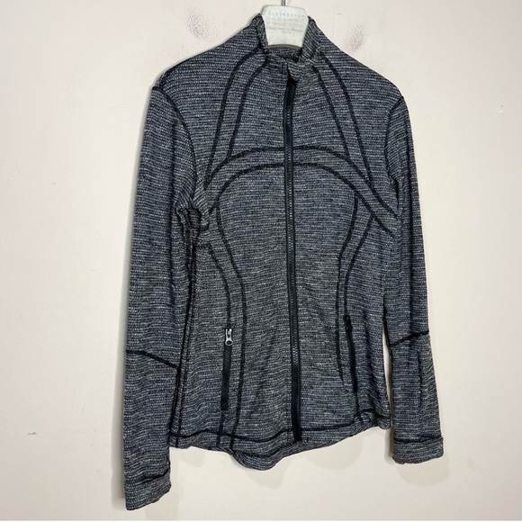 Lululemon Define Jacket Coco Pique Black White - Picture 2 of 4